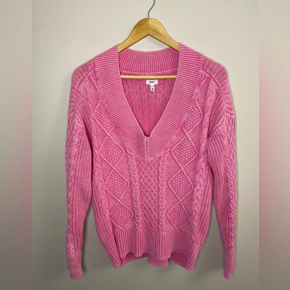 Aerie Chunky Cableknit Oversized Knit Sweater - Picture 3 of 7